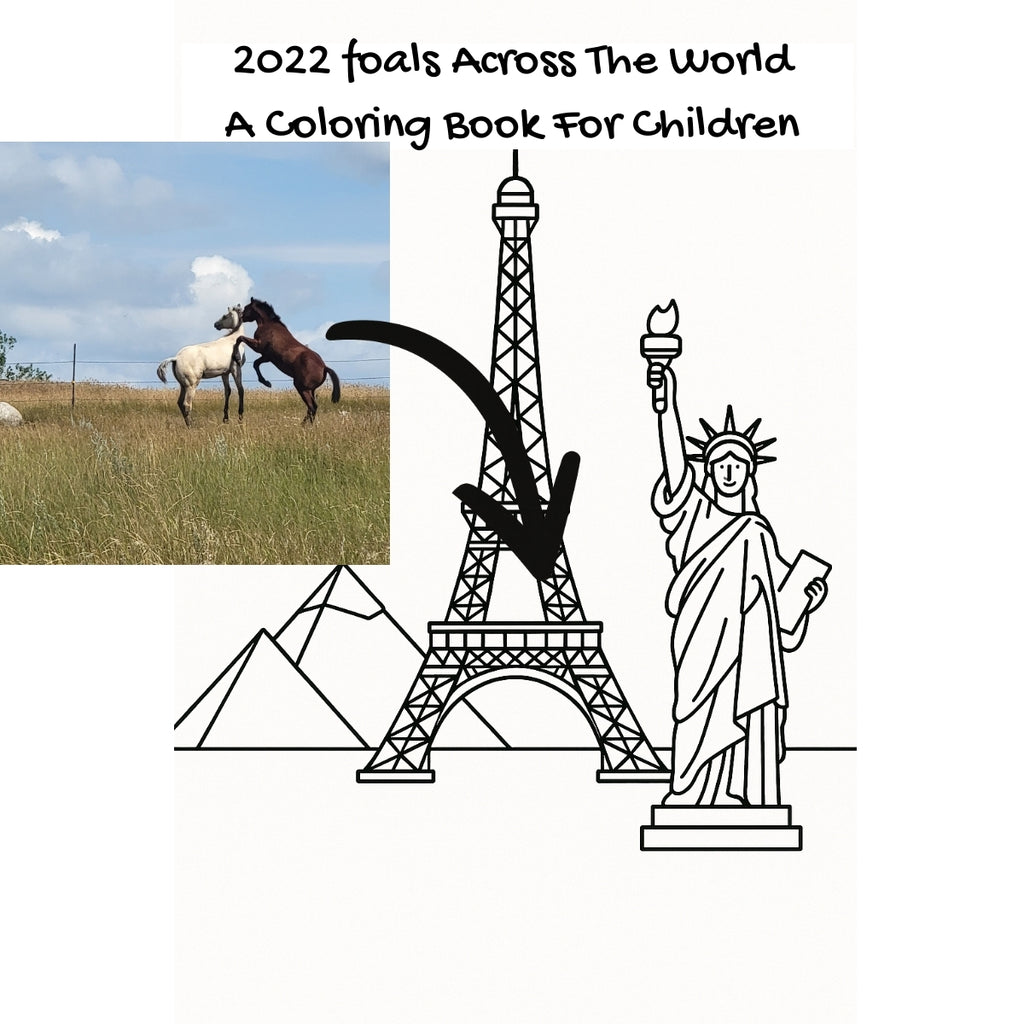 2022 foals Across The World: A Coloring Book For Children