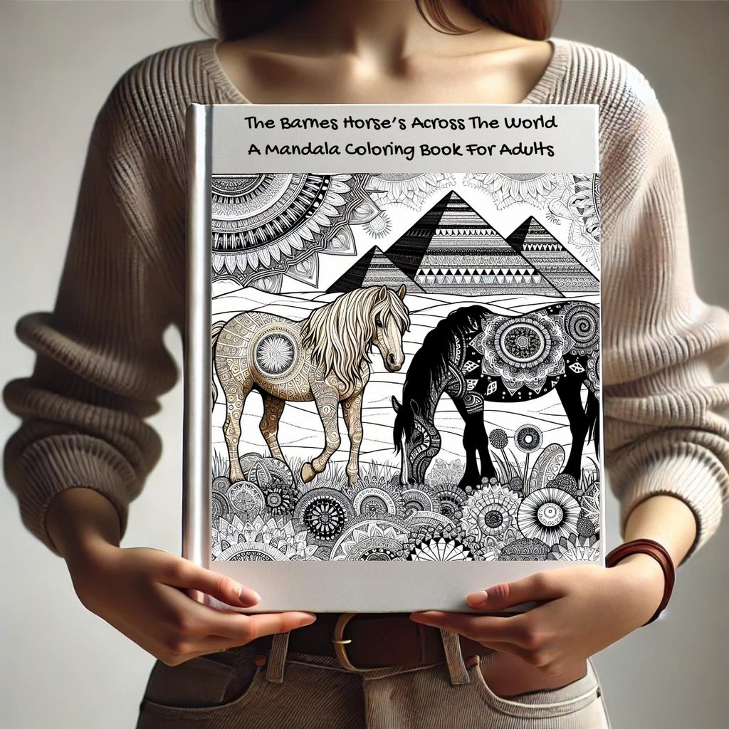 The Barnes Horse’s Across The World: A Mandala Coloring Book For Adults
