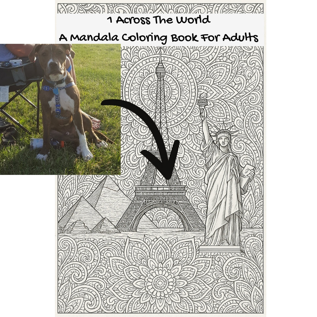1 Across The World: A Mandala Coloring Book For Adults