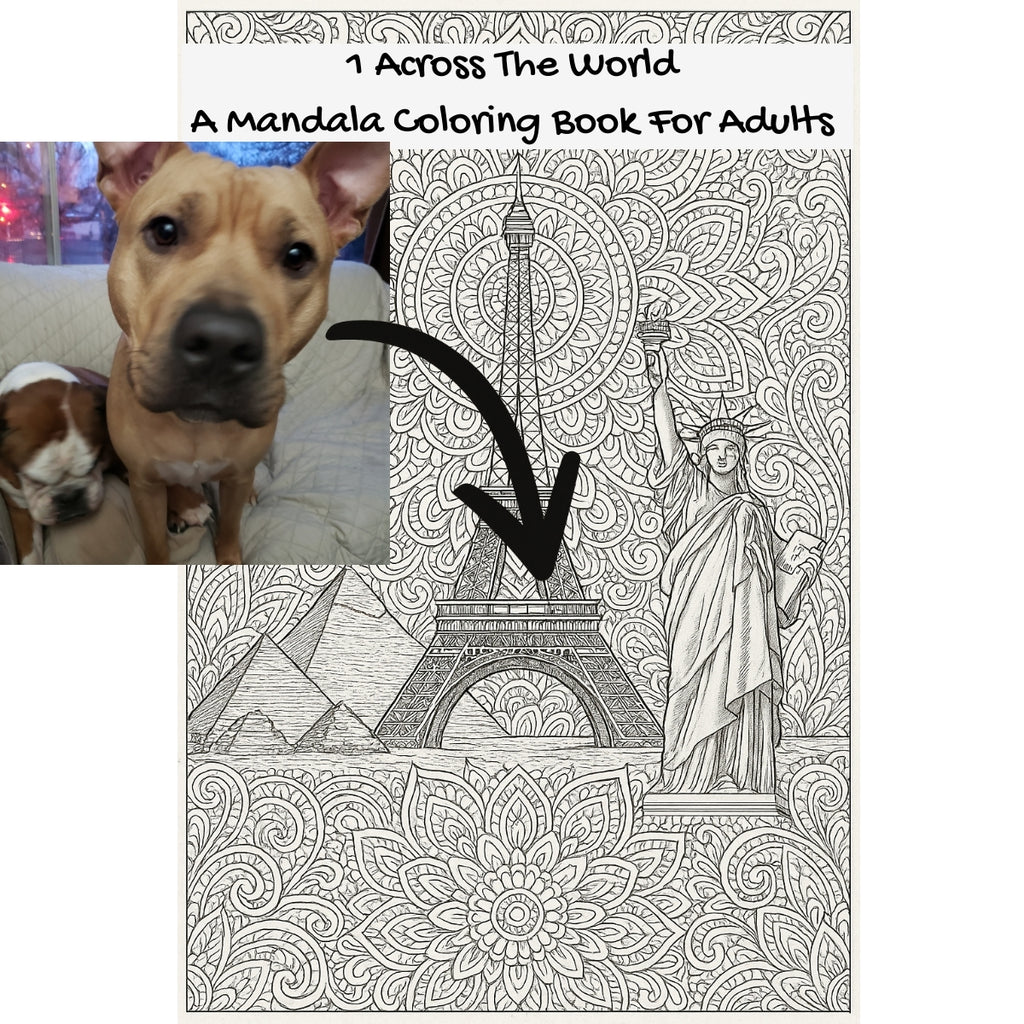 1 Across The World: A Mandala Coloring Book For Adults