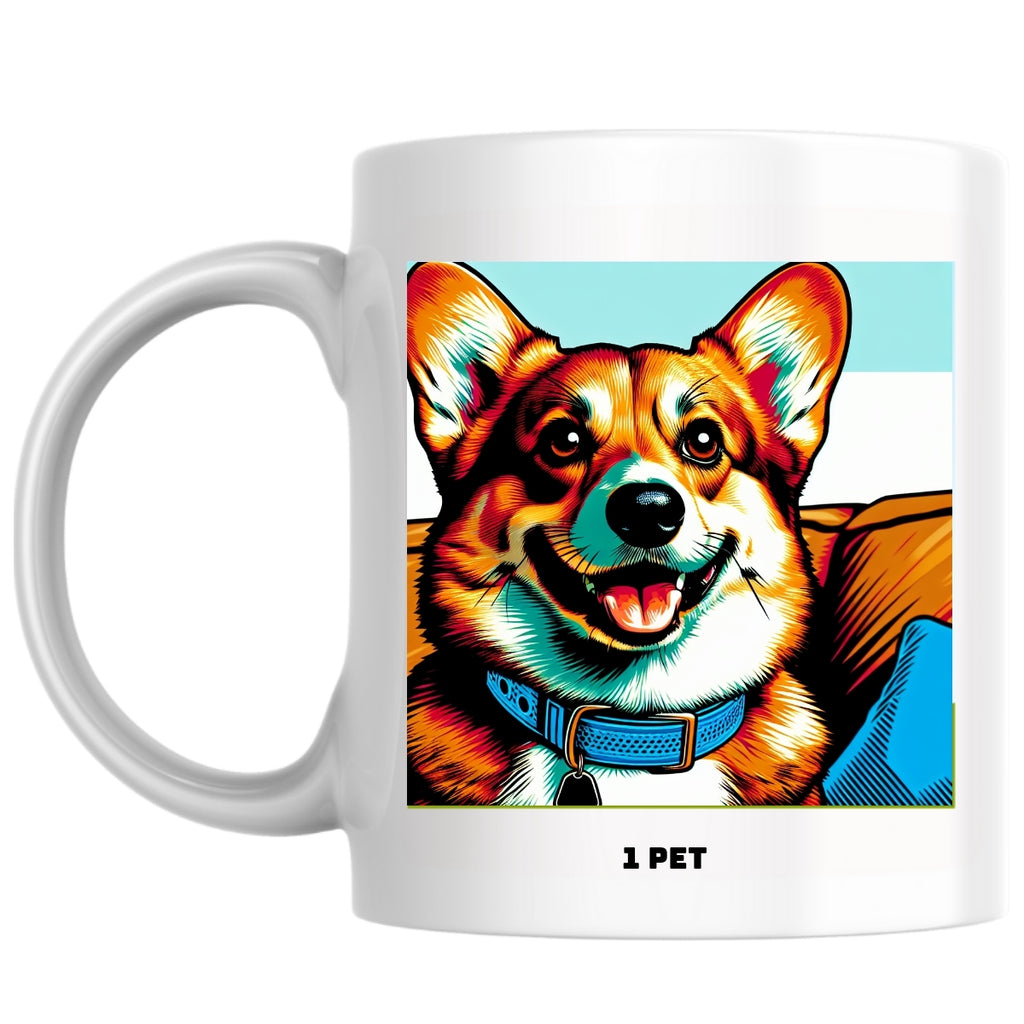 1 pet the Magnificent: Pop Art Coffee Mug