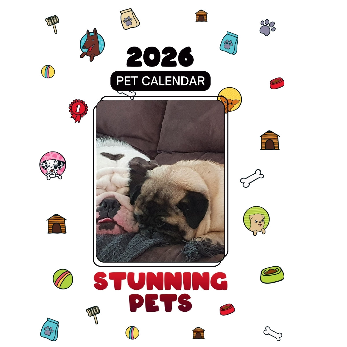 2 Headlines Stunning Pets: A 2026 Pet Calendar