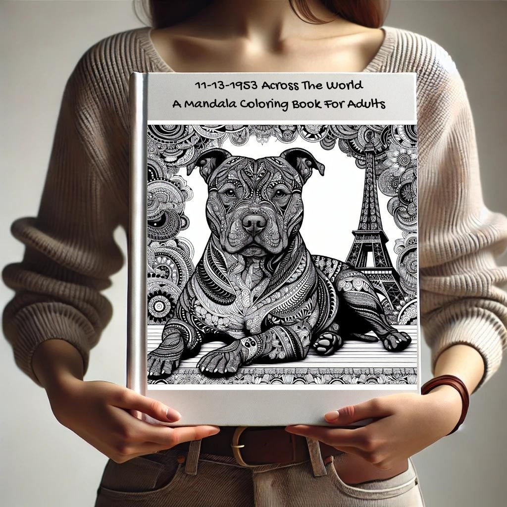 11-13-1953 Across The World: A Mandala Coloring Book For Adults