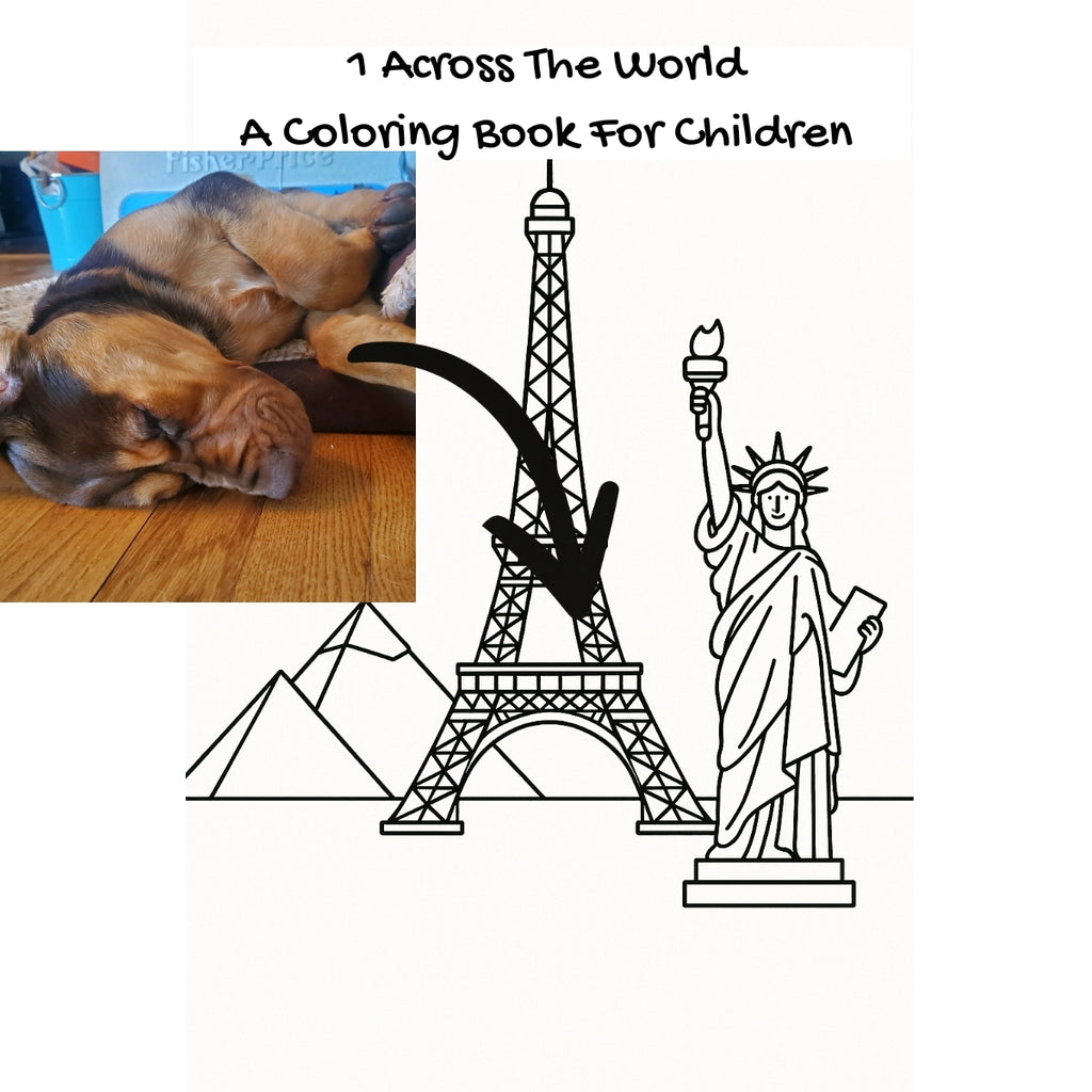1 Across The World: A Coloring Book For Children