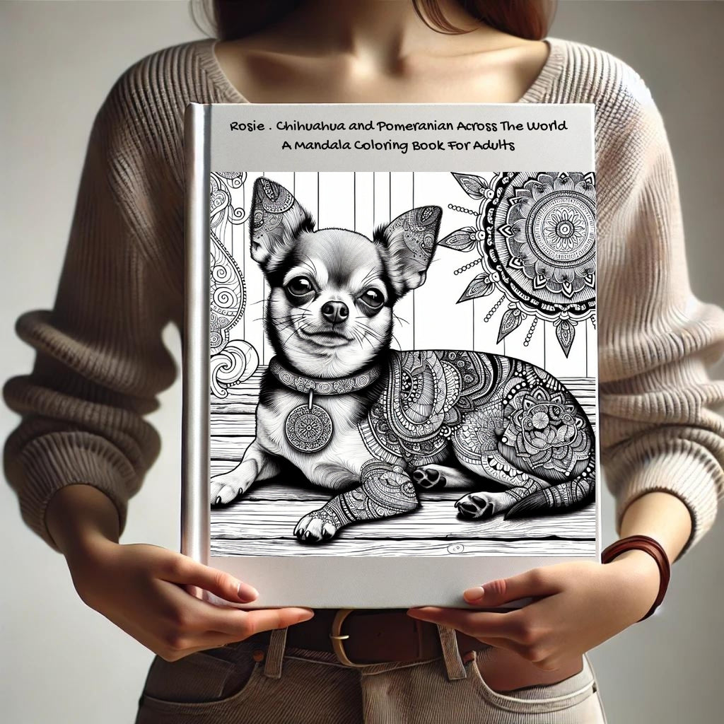 Rosie . Chihuahua and Pomeranian's Mandala Coloring Book Series (Subscription)