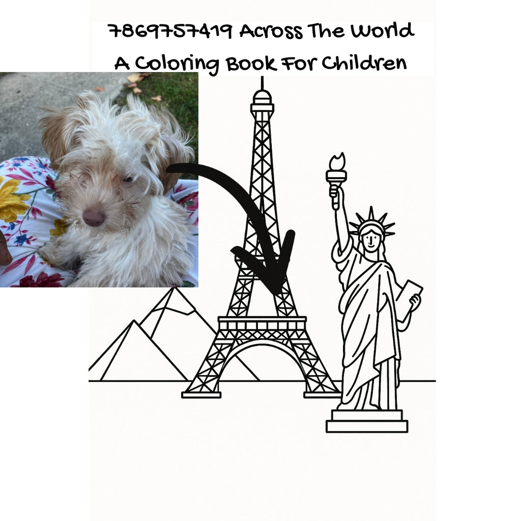 7869757419 Across The World: A Coloring Book For Children