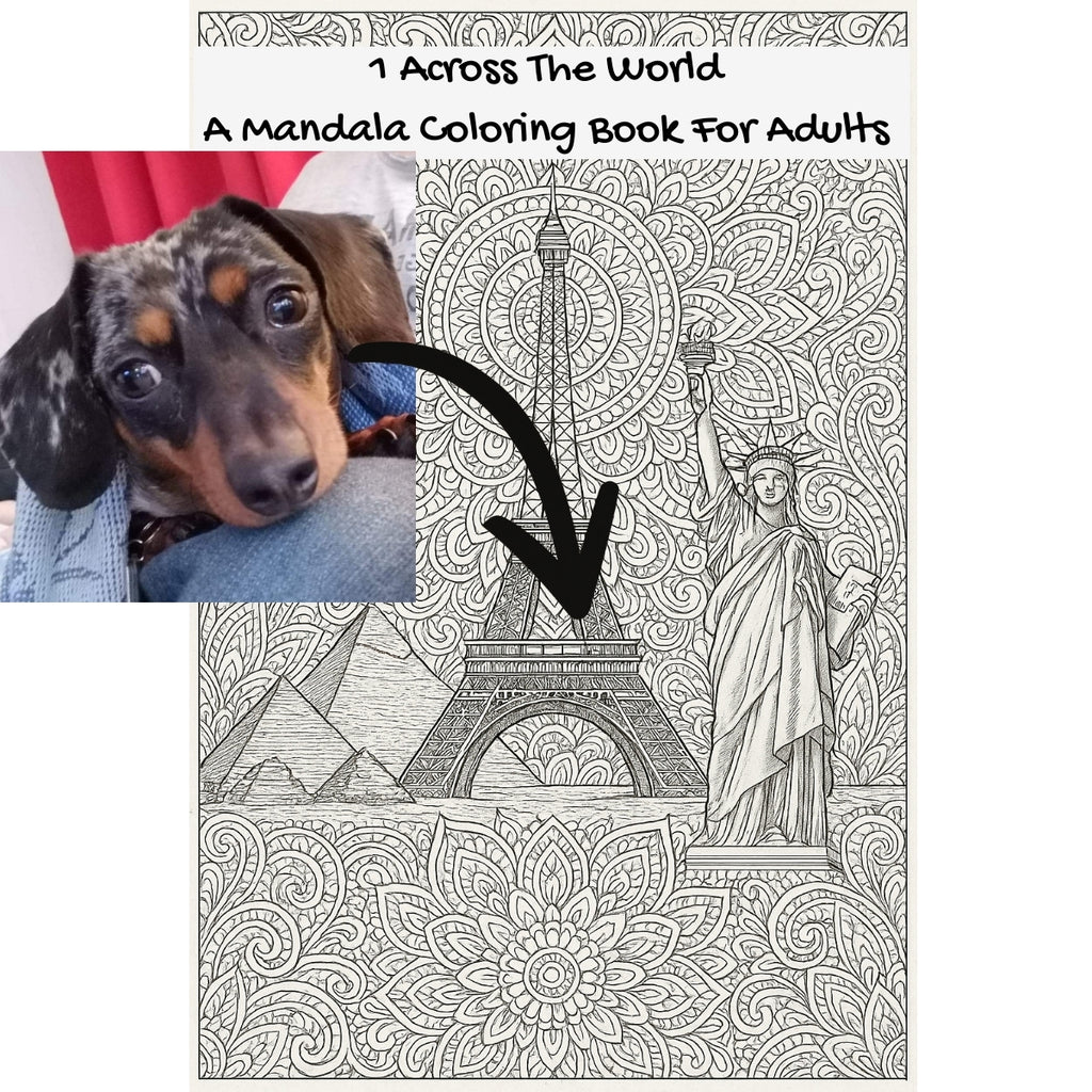 1 Across The World: A Mandala Coloring Book For Adults