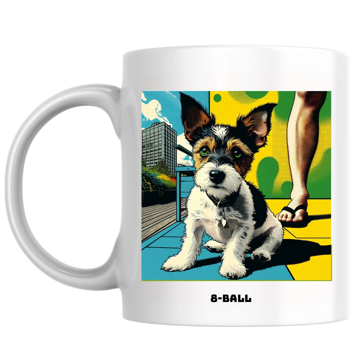 8-Ball the Magnificent: Pop Art Coffee Mug