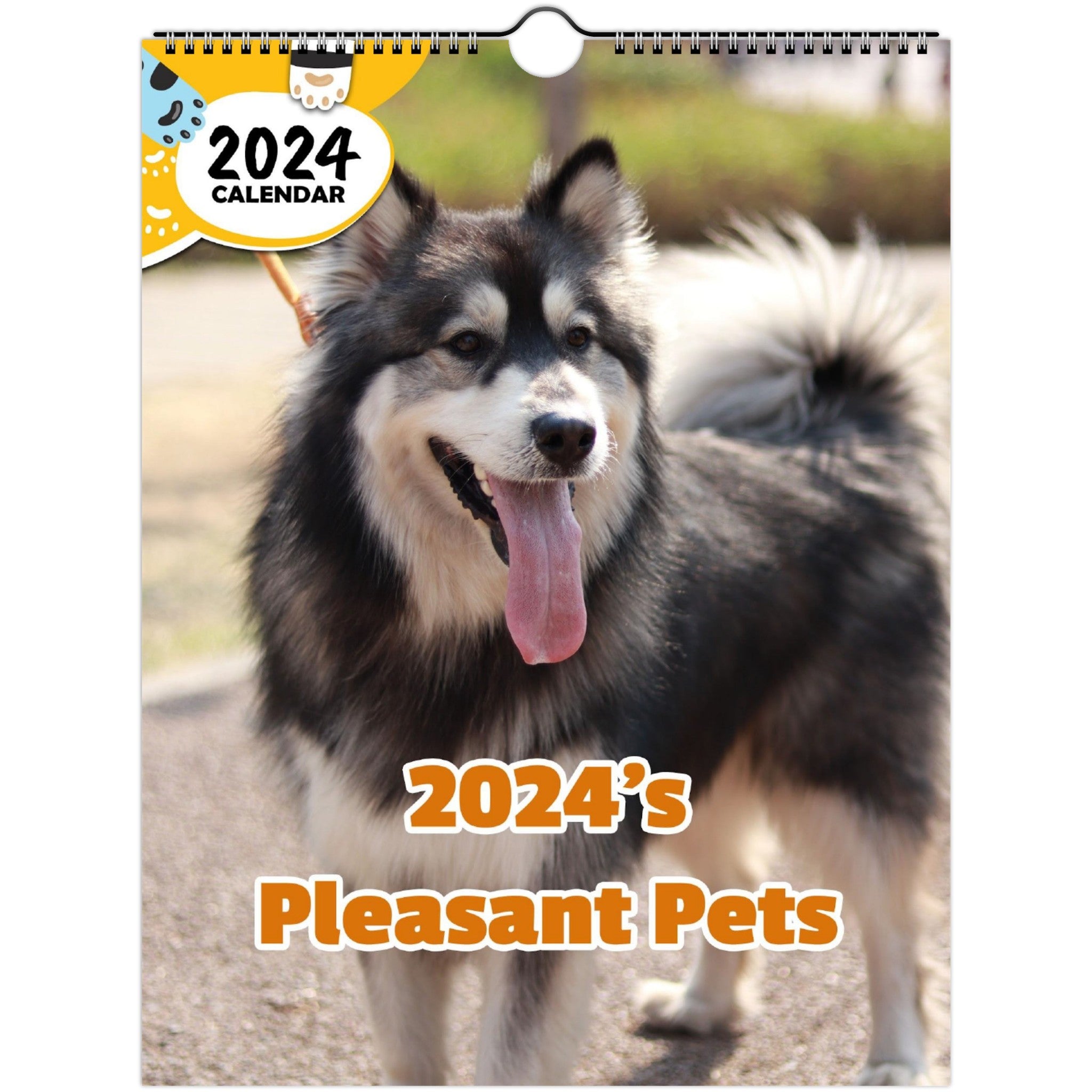 2024's Pleasant Pets: 2024 Wall Calendar (Published)