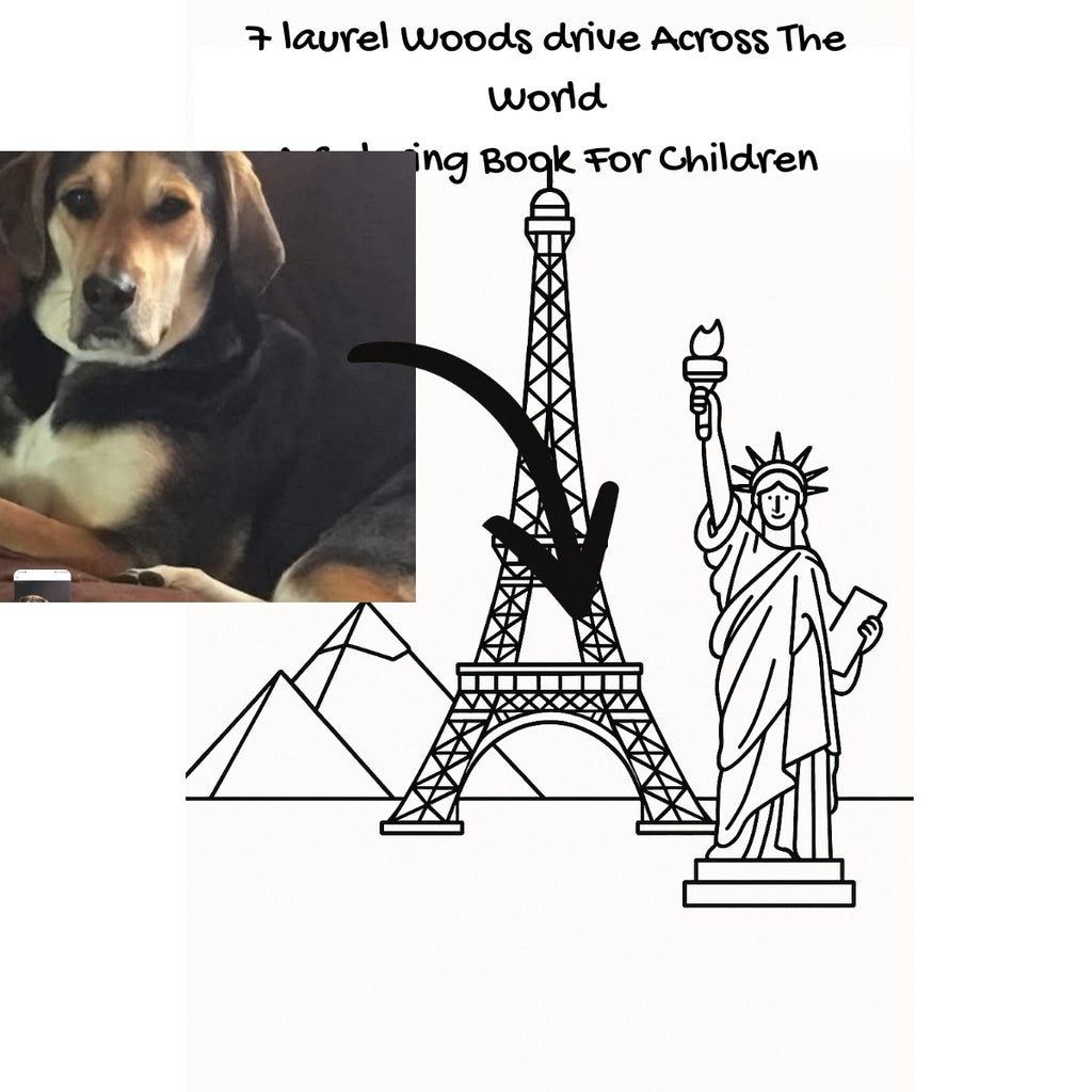 7 laurel Woods drive Across The World: A Coloring Book For Children