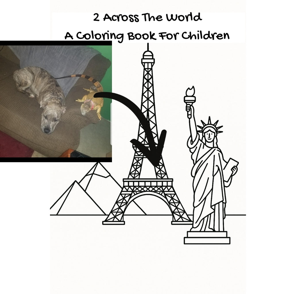 2 Across The World: A Coloring Book For Children