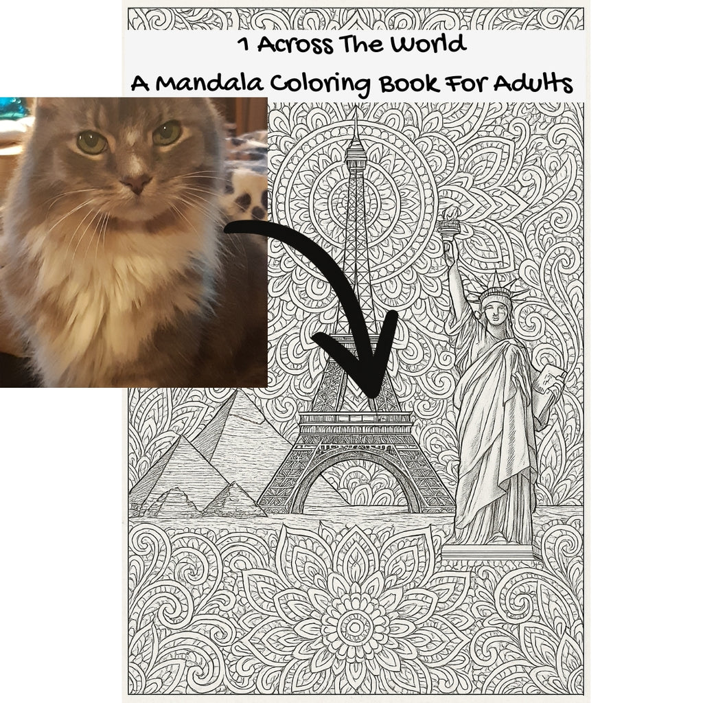 1 Across The World: A Mandala Coloring Book For Adults