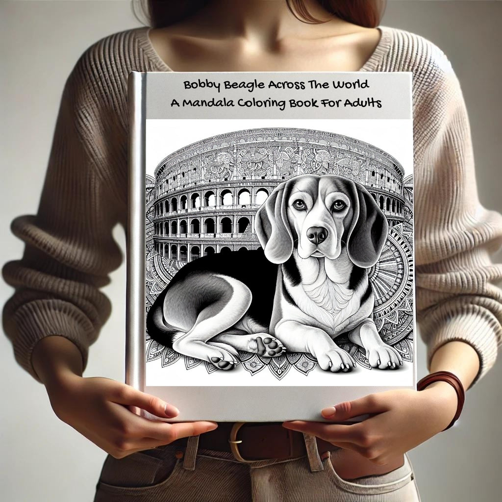 Bobby Beagle Across The World: A Mandala Coloring Book For Adults