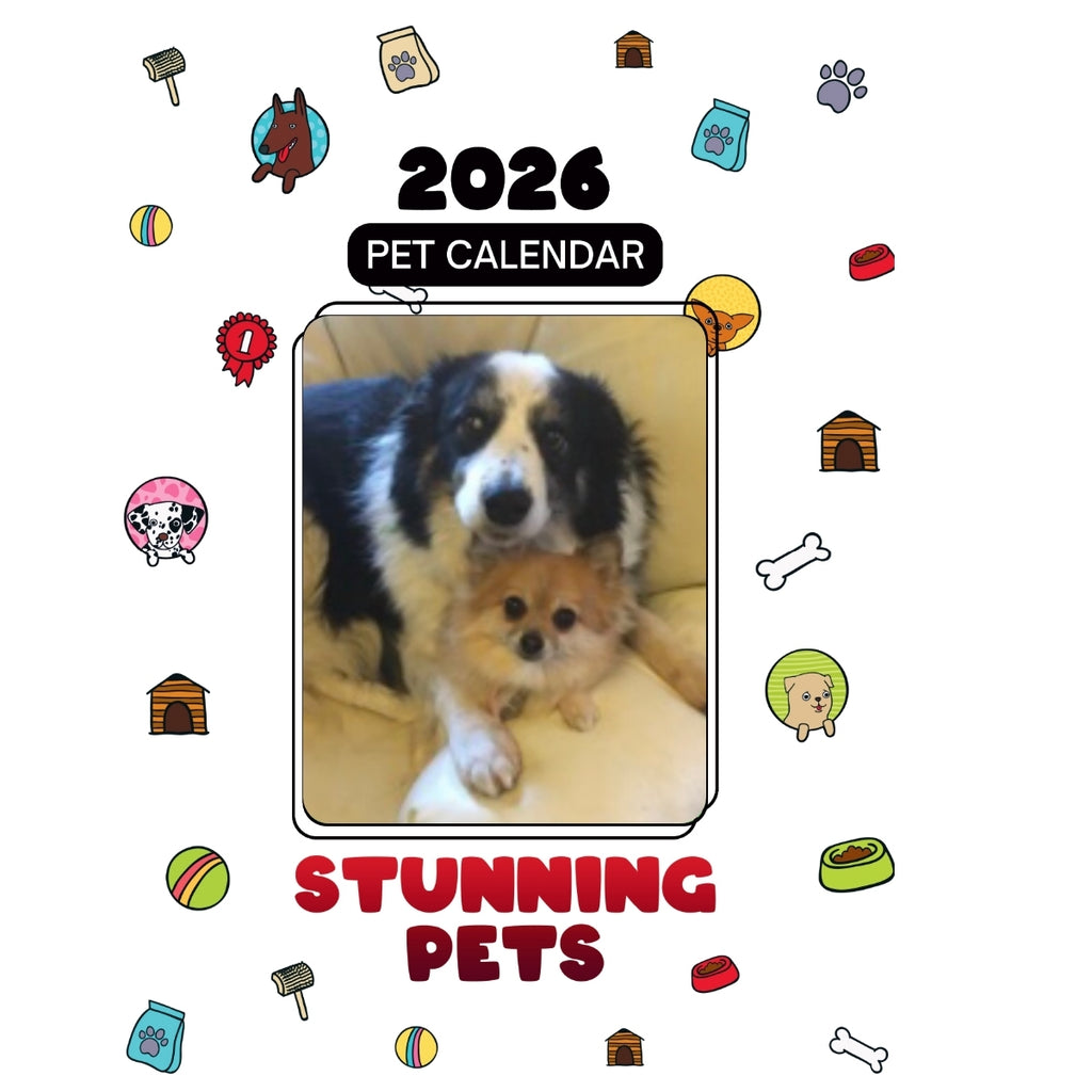 2 Pets Headlines Stunning Pets: A 2026 Pet Calendar