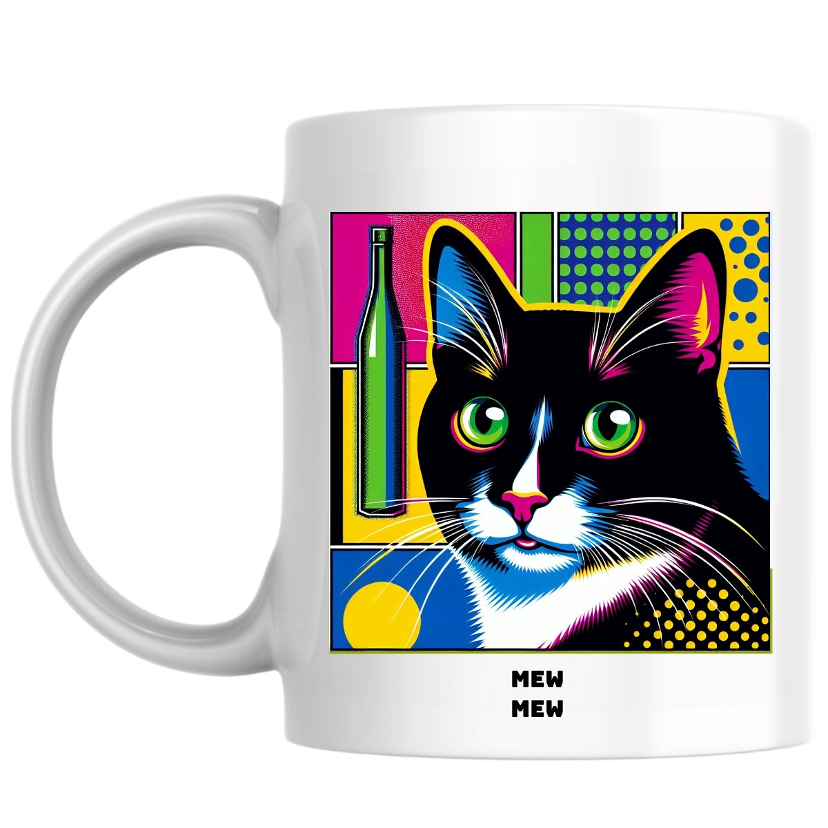 Mew Mew the Magnificent: Pop Art Coffee Mug