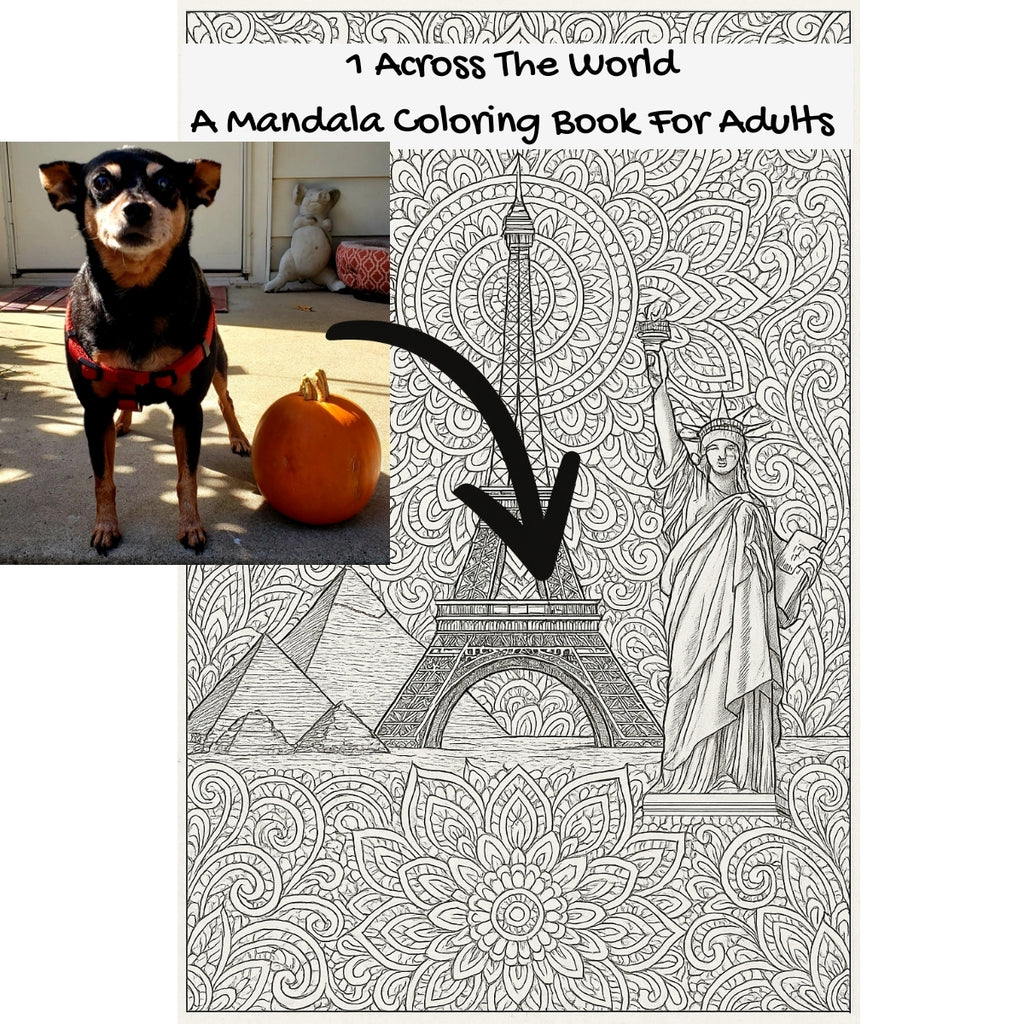 1 Across The World: A Mandala Coloring Book For Adults