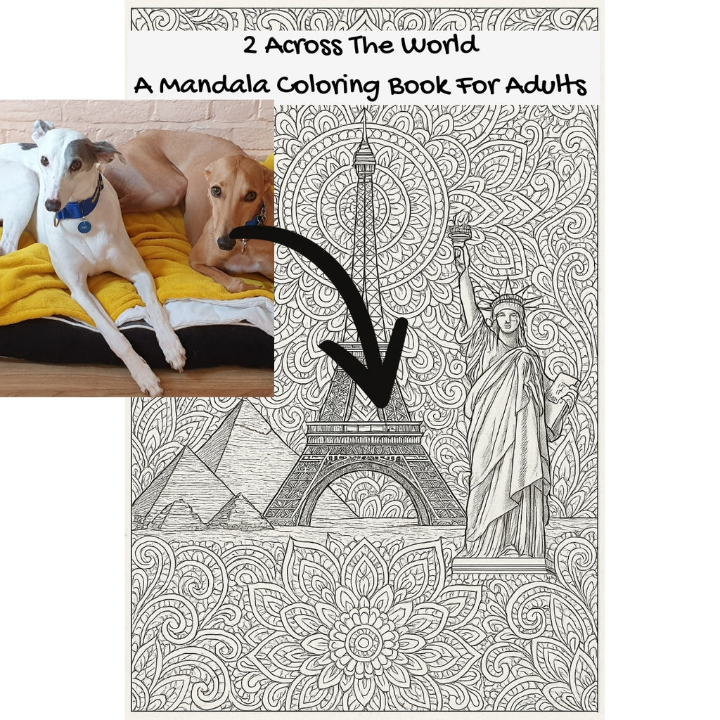 2 Across The World: A Mandala Coloring Book For Adults
