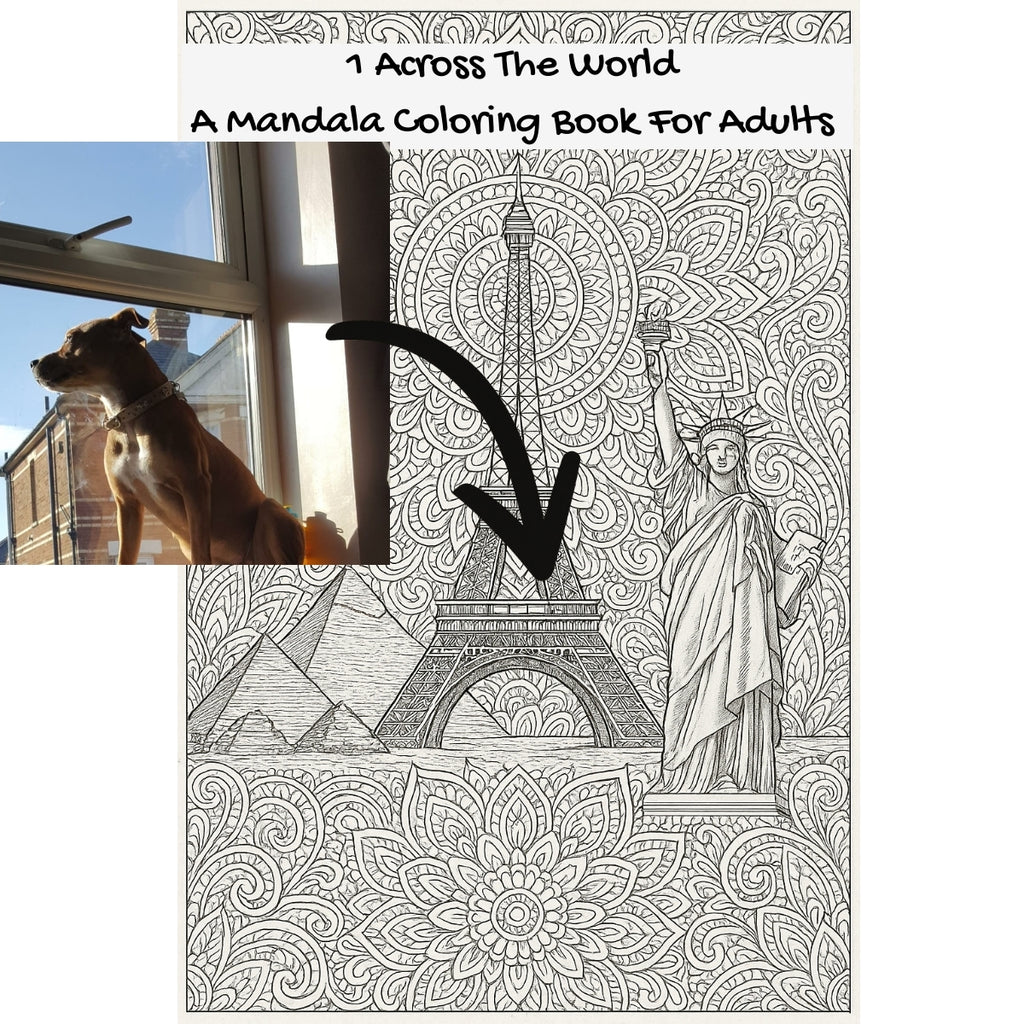 1 Across The World: A Mandala Coloring Book For Adults