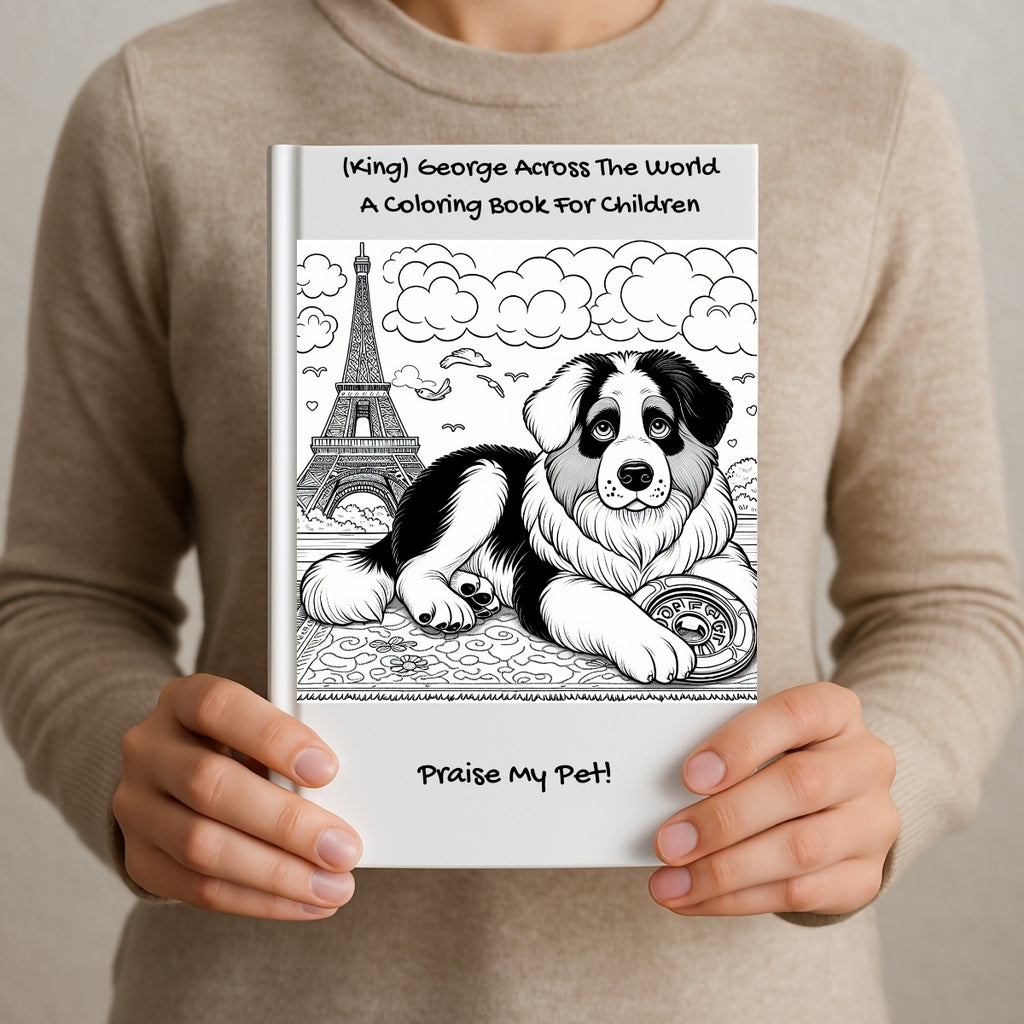 (King) George Across The World: A Coloring Book For Children