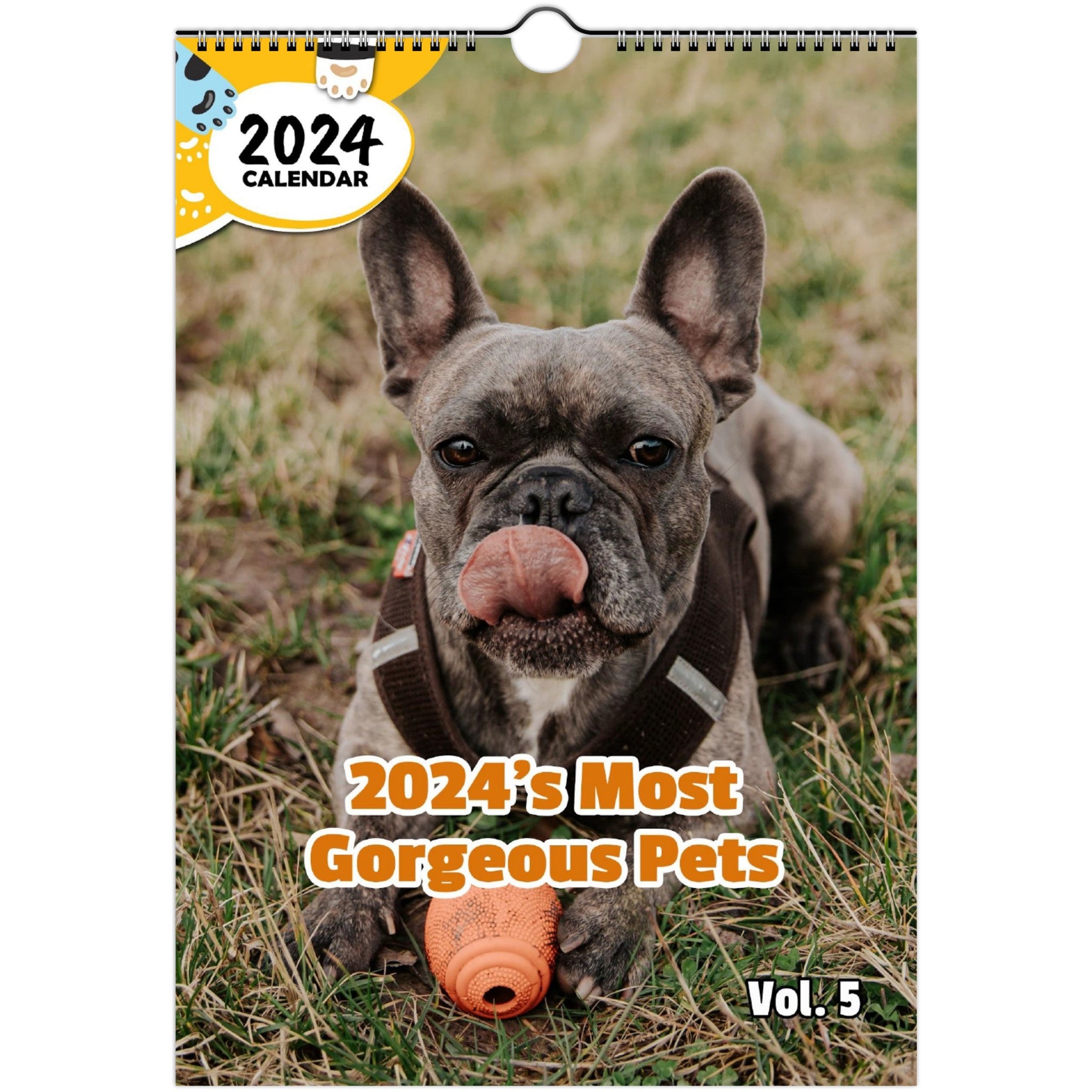 2024's Most Gorgeous Pets Volume Five: 2024 Wall Calendar (Published)