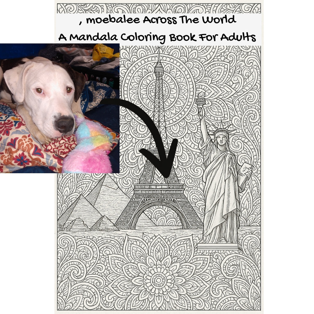 , moebalee Across The World: A Mandala Coloring Book For Adults