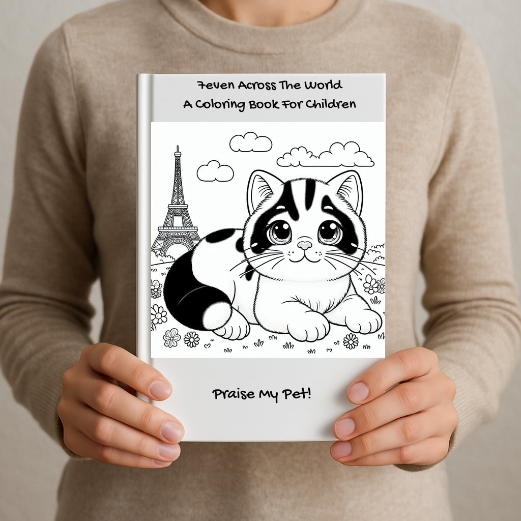 7even Across The World: A Coloring Book For Children