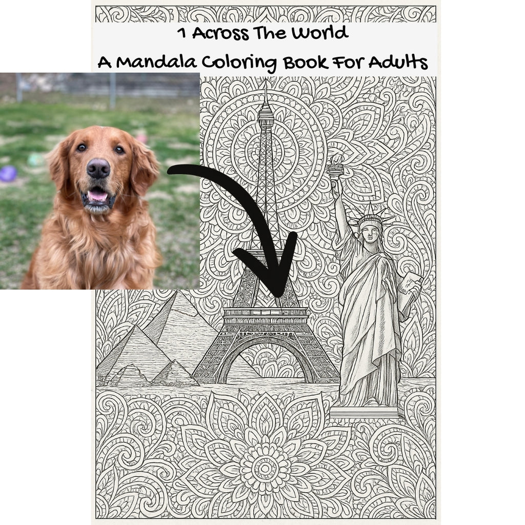 1 Across The World: A Mandala Coloring Book For Adults