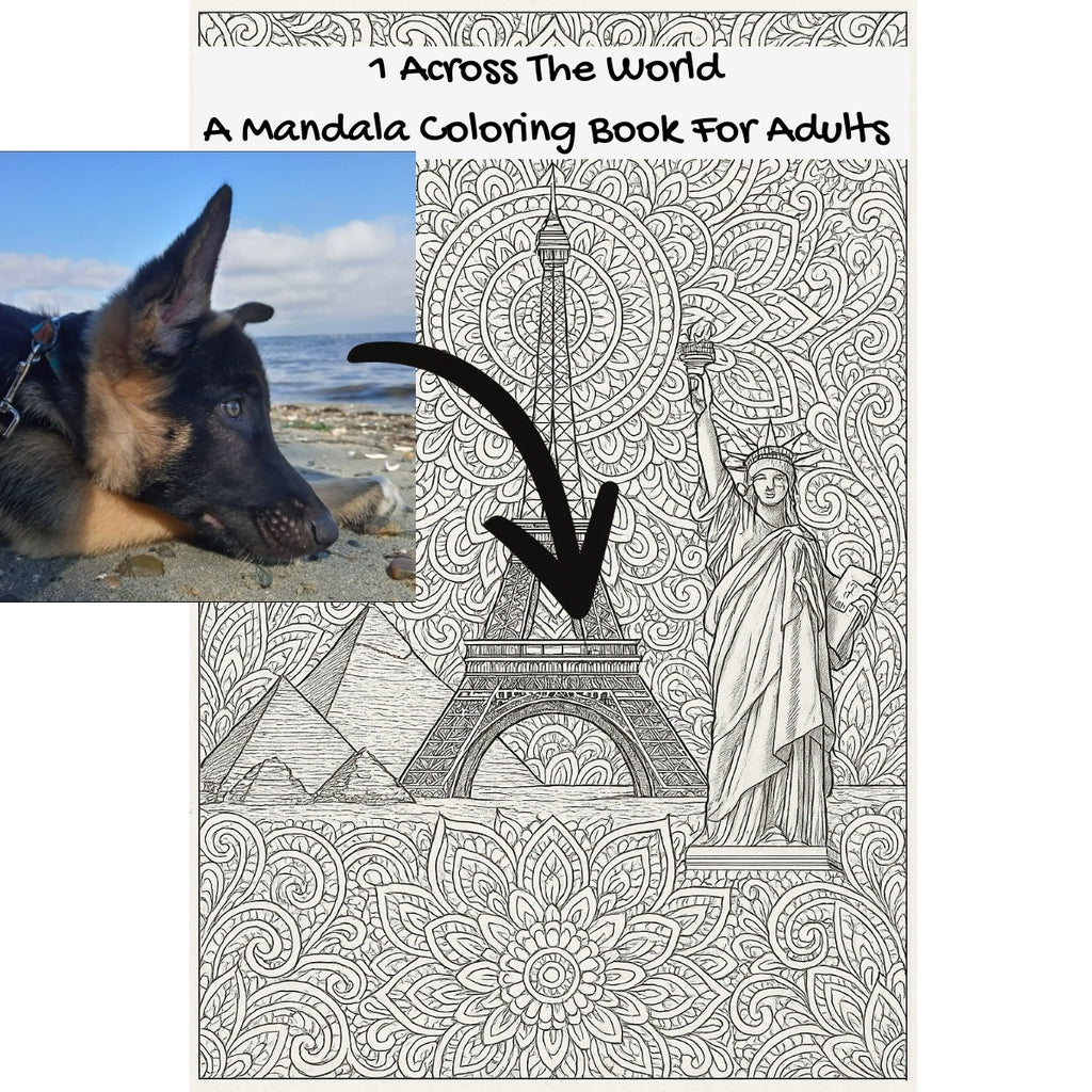 1 Across The World: A Mandala Coloring Book For Adults