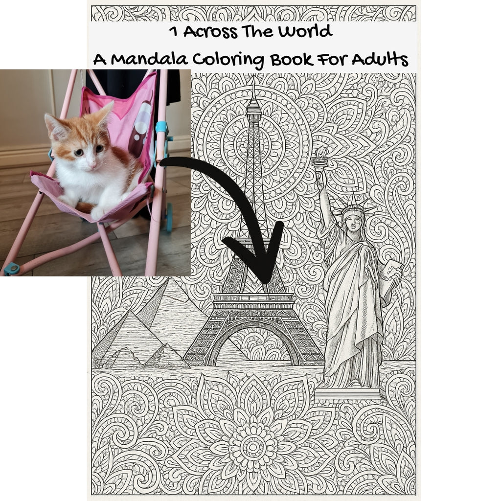 1 Across The World: A Mandala Coloring Book For Adults