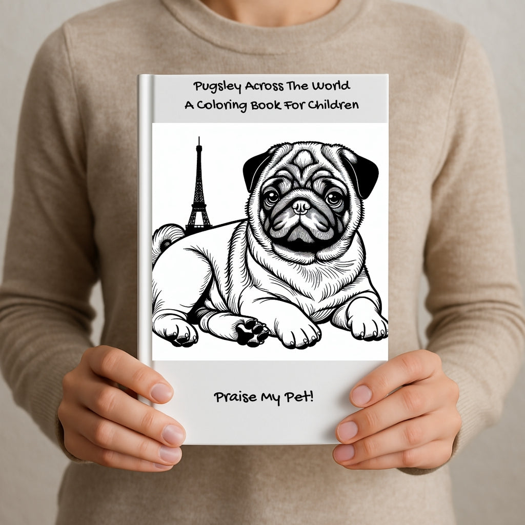 Pugsley Across The World: A Coloring Book For Children