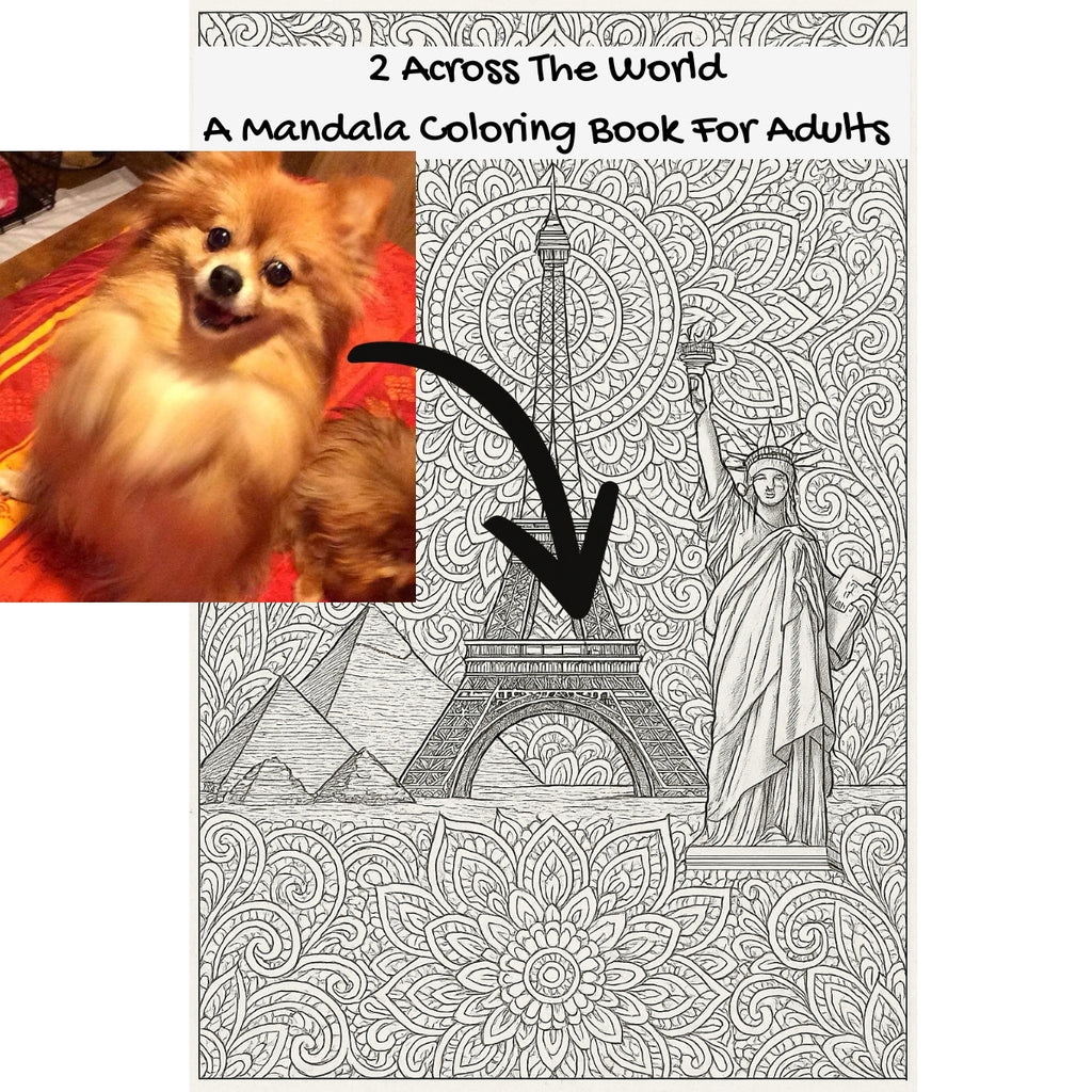 2 Across The World: A Mandala Coloring Book For Adults