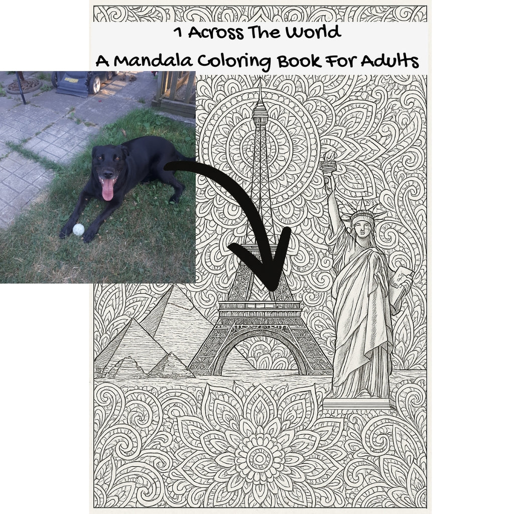 1 Across The World: A Mandala Coloring Book For Adults
