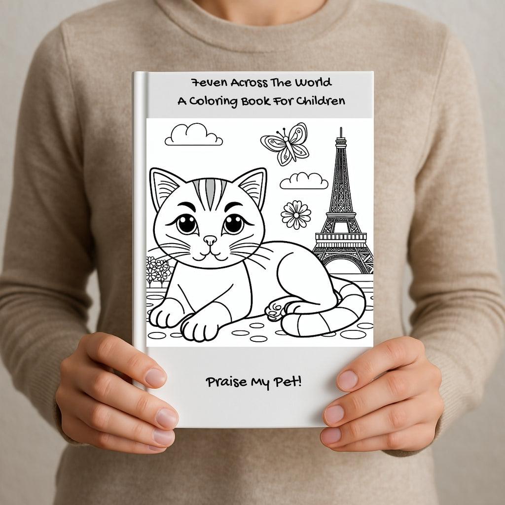 7even Across The World: A Coloring Book For Children
