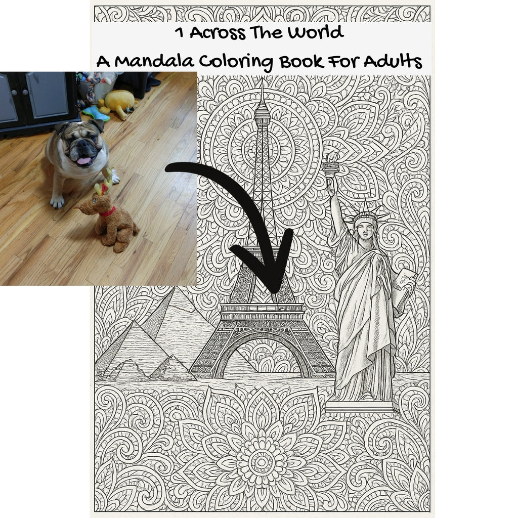 1 Across The World: A Mandala Coloring Book For Adults