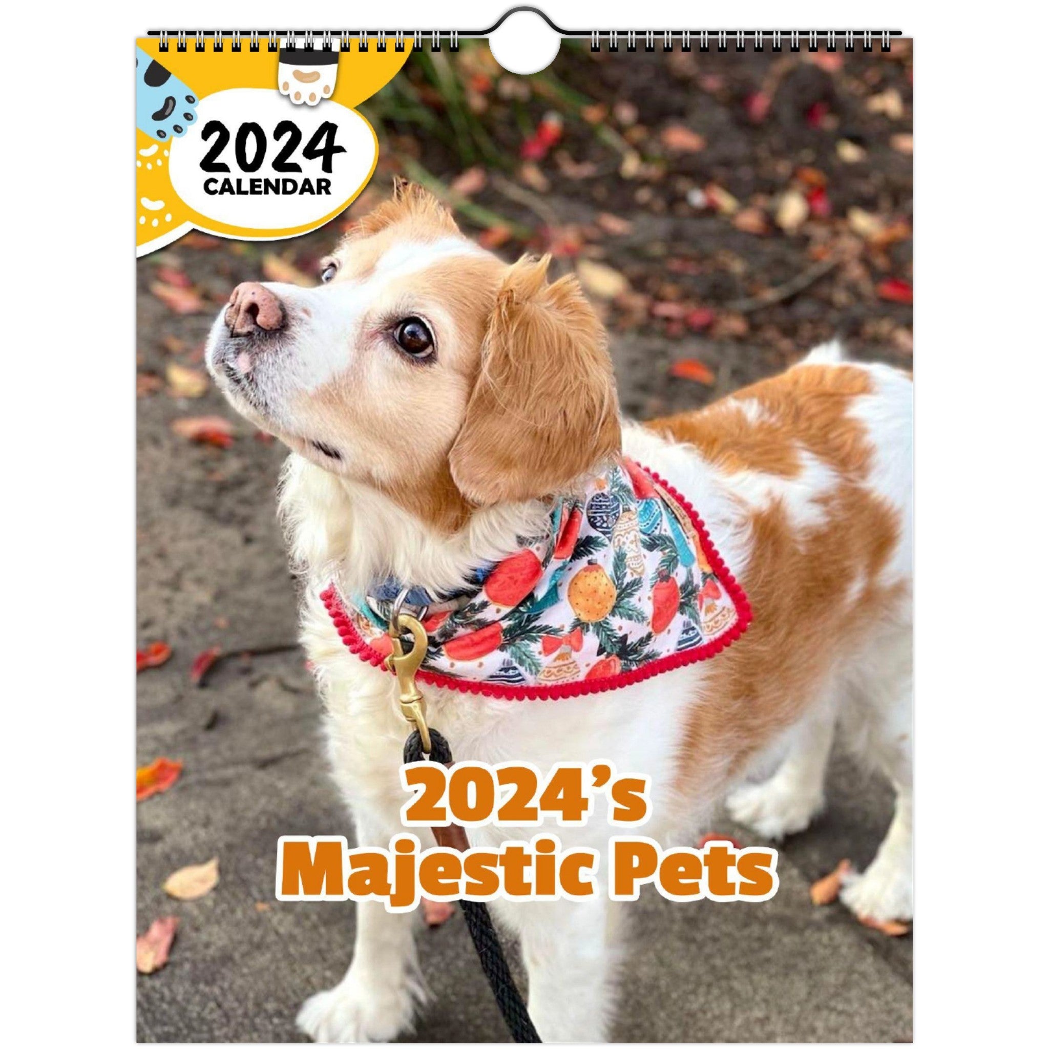 2024's Majestic Pets: 2024 Wall Calendar (Published)