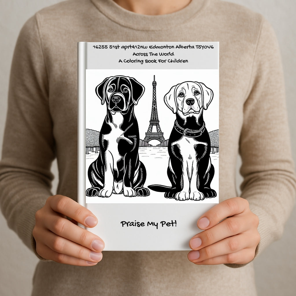 16255 51st aprt412nw Edmonton  Alberta T5Y0V6 Across The World: A Coloring Book For Children