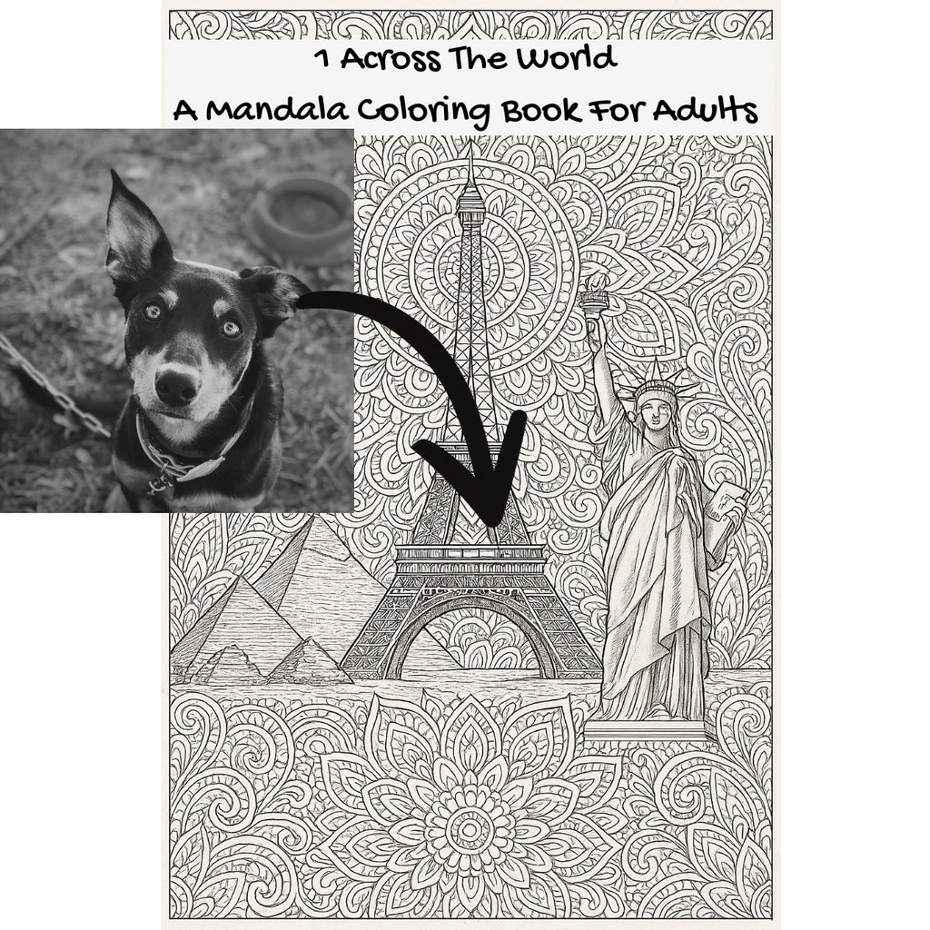 1 Across The World: A Mandala Coloring Book For Adults
