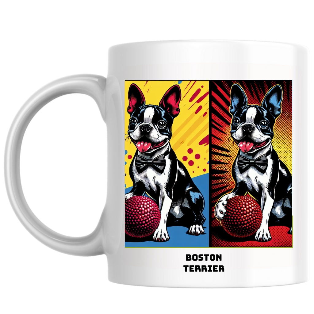 Boston terrier the Magnificent: Pop Art Coffee Mug