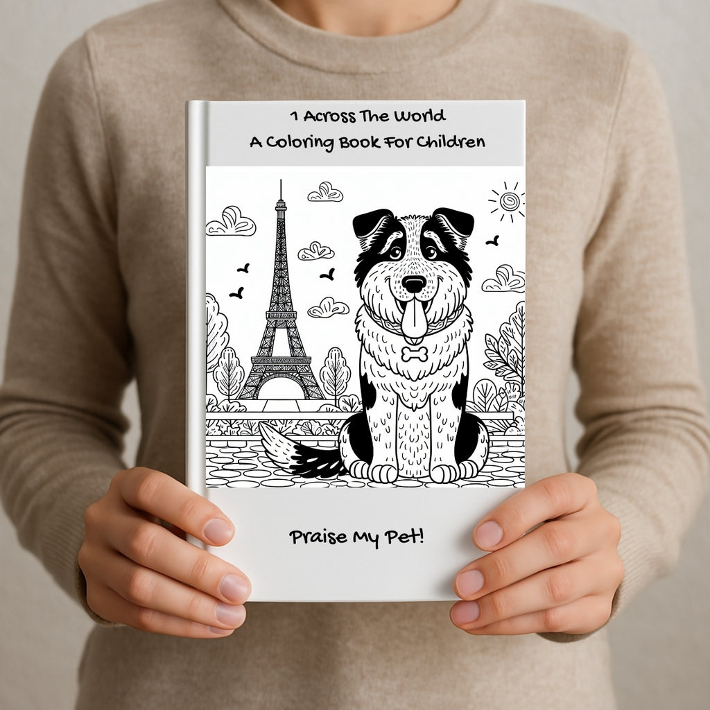 1 Across The World: A Coloring Book For Children