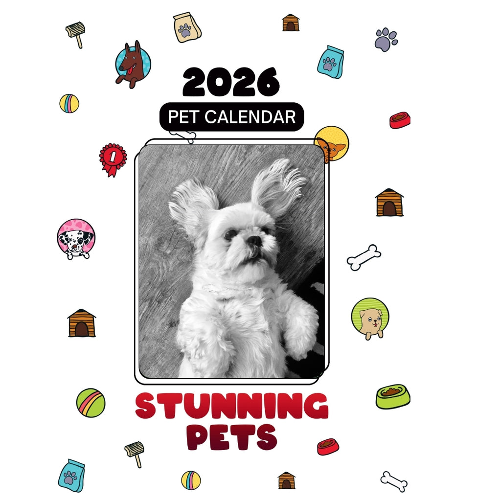 2 Headlines Stunning Pets: A 2026 Pet Calendar
