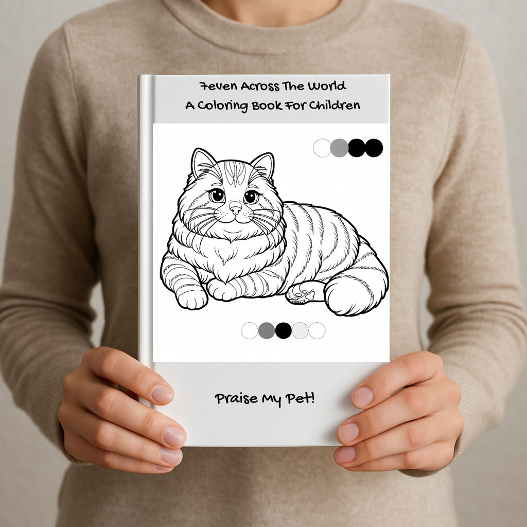 7even Across The World: A Coloring Book For Children
