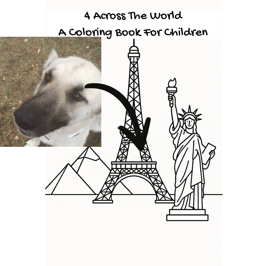 4 Across The World: A Coloring Book For Children