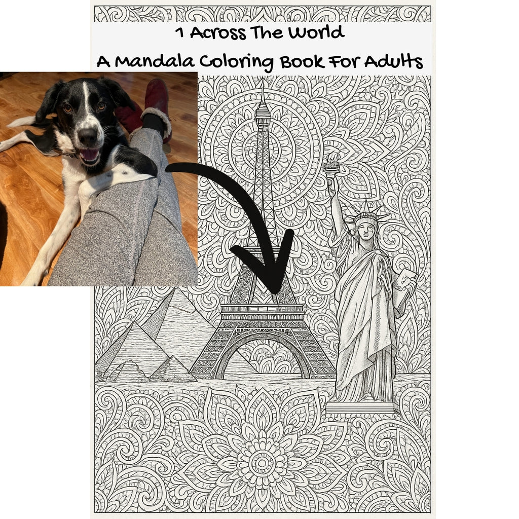 1 Across The World: A Mandala Coloring Book For Adults