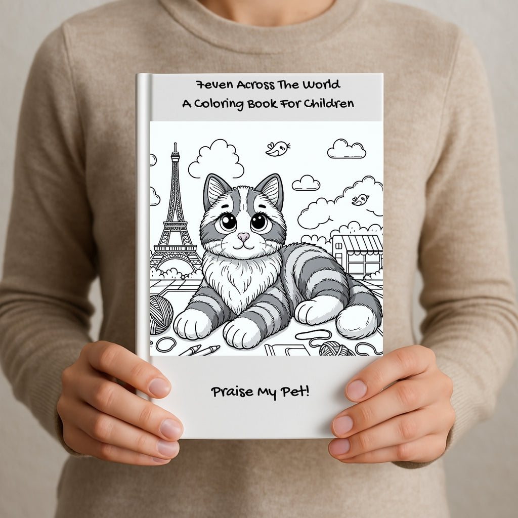 7even Across The World: A Coloring Book For Children