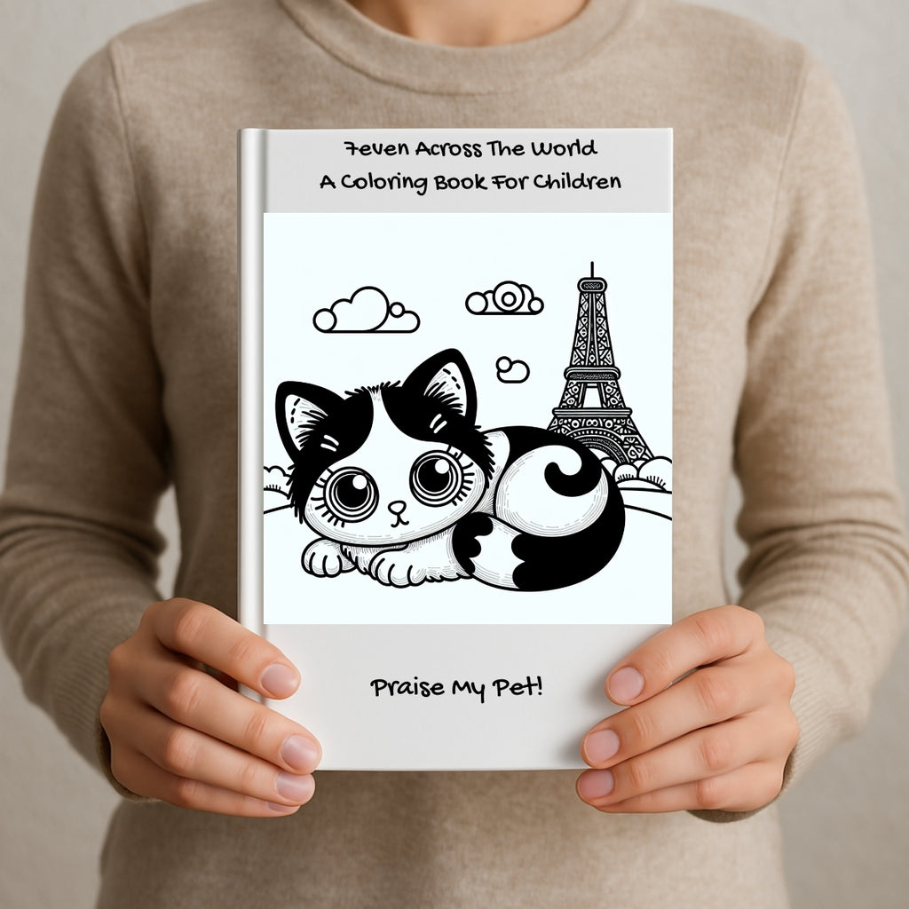 7even Across The World: A Coloring Book For Children