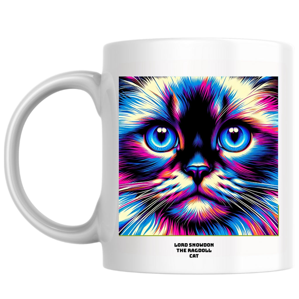 Lord Snowdon The Ragdoll Cat the Magnificent: Pop Art Coffee Mug