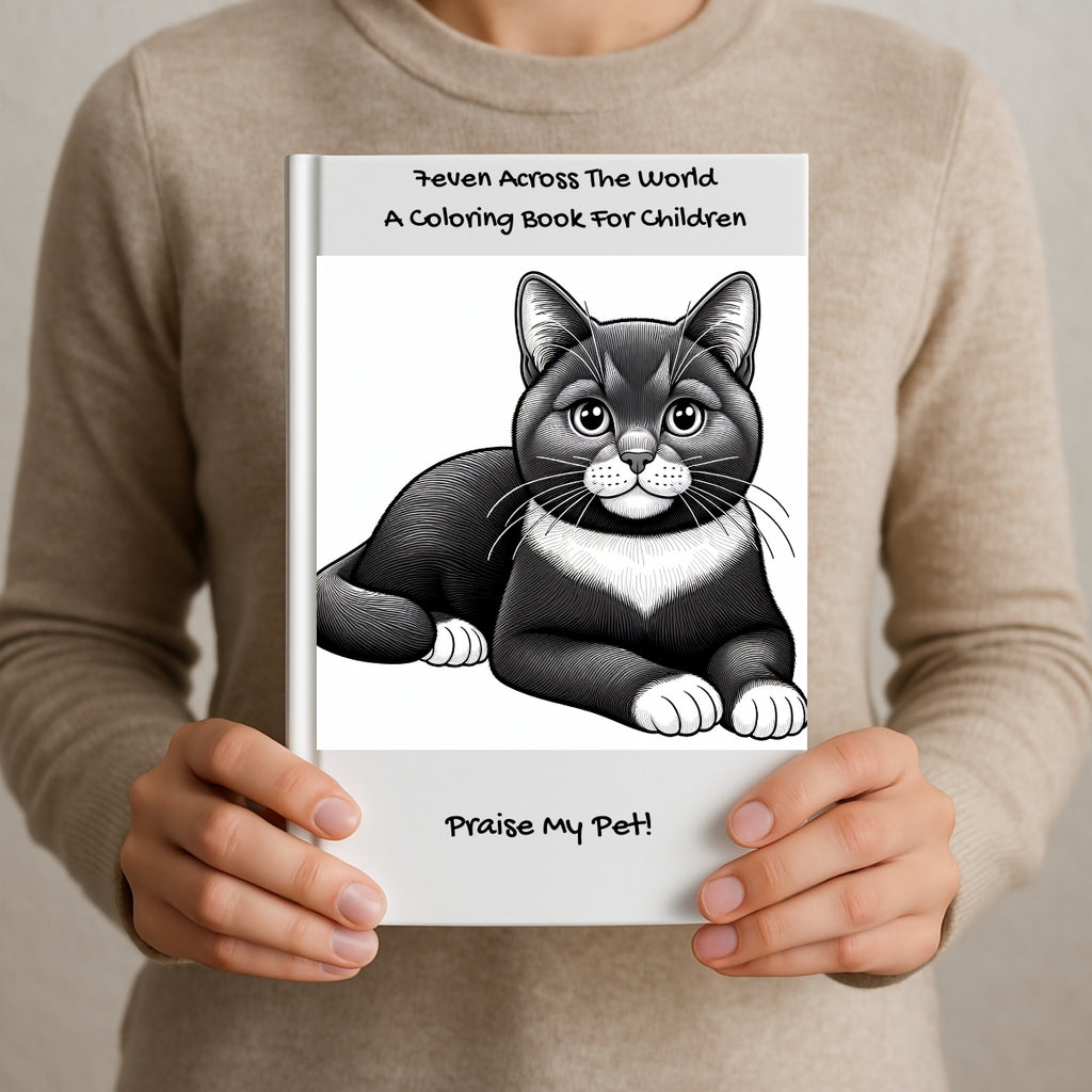 7even Across The World: A Coloring Book For Children