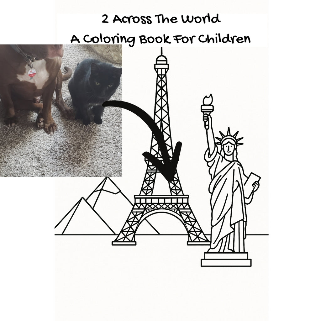 2 Across The World: A Coloring Book For Children
