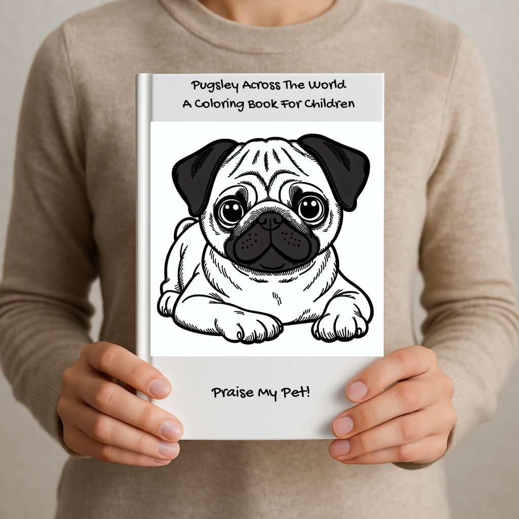 Pugsley Across The World: A Coloring Book For Children