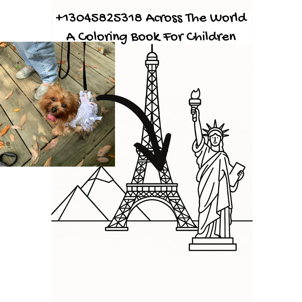 +13045825318 Across The World: A Coloring Book For Children